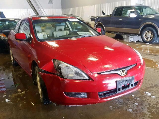 1HGCM82685A013602 - 2005 HONDA ACCORD RED photo 1