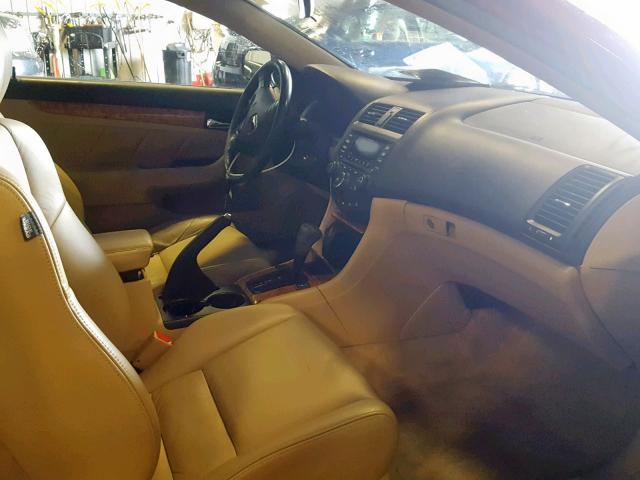 1HGCM82685A013602 - 2005 HONDA ACCORD RED photo 5