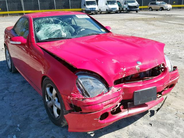 WDBKK65F63F275407 - 2003 MERCEDES-BENZ SLK 320 RED photo 1