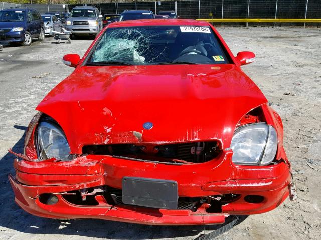 WDBKK65F63F275407 - 2003 MERCEDES-BENZ SLK 320 RED photo 9