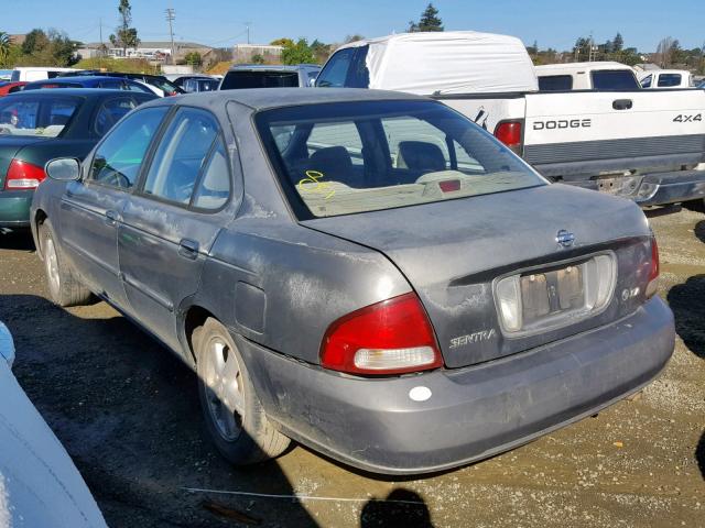 3N1DB51D81L020529 - 2001 NISSAN SENTRA CA GRAY photo 3