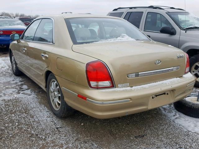 KMHFU45E73A263588 - 2003 HYUNDAI XG 350 GOLD photo 3