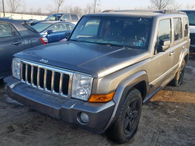 1J8HG48K57C563316 - 2007 JEEP COMMANDER CHARCOAL photo 2