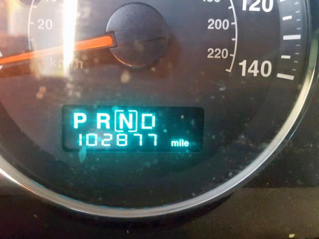 1J8HG48K57C563316 - 2007 JEEP COMMANDER CHARCOAL photo 8