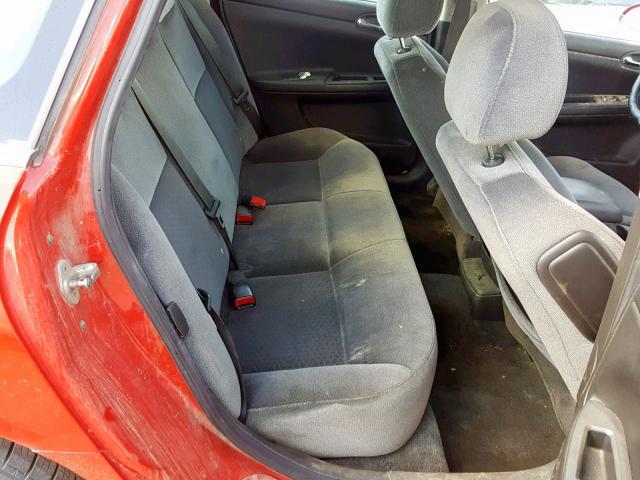 2G1WB5EK3A1253064 - 2010 CHEVROLET IMPALA LT RED photo 6