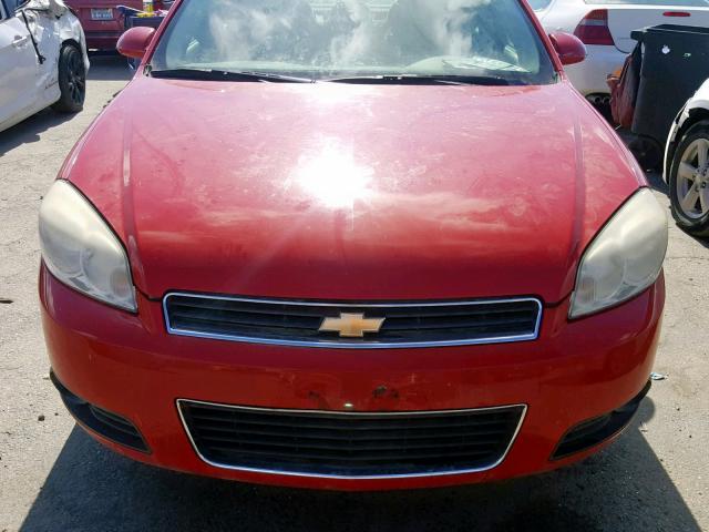 2G1WB5EK3A1253064 - 2010 CHEVROLET IMPALA LT RED photo 9