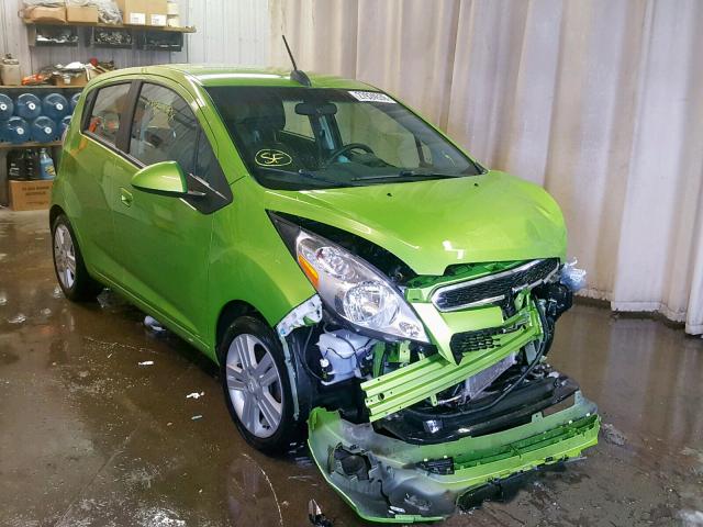 KL8CD6S9XFC730045 - 2015 CHEVROLET SPARK 1LT GREEN photo 1