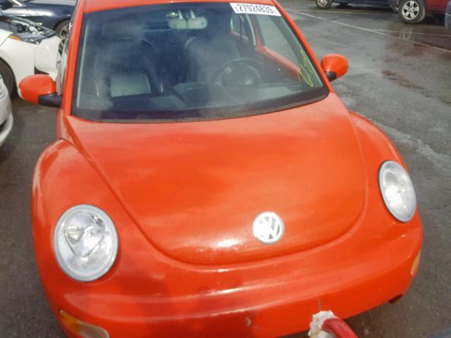 3VWCD31C24M413288 - 2004 VOLKSWAGEN NEW BEETLE Orange Foto 9