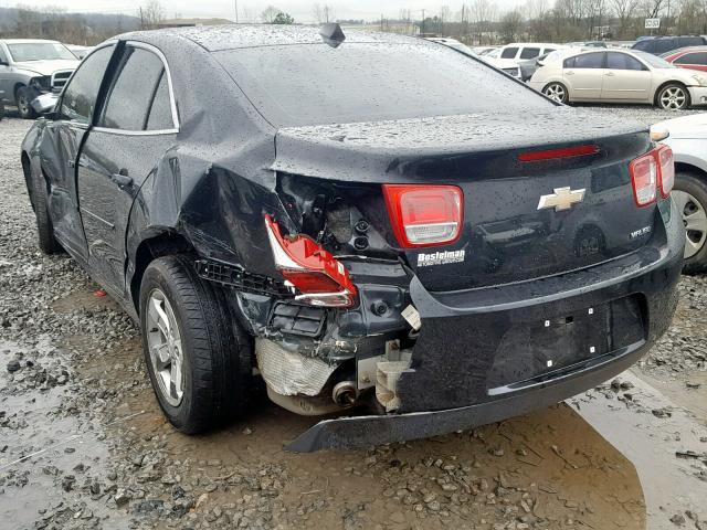 1G11B5SA9DF317112 - 2013 CHEVROLET MALIBU LS BLACK photo 3
