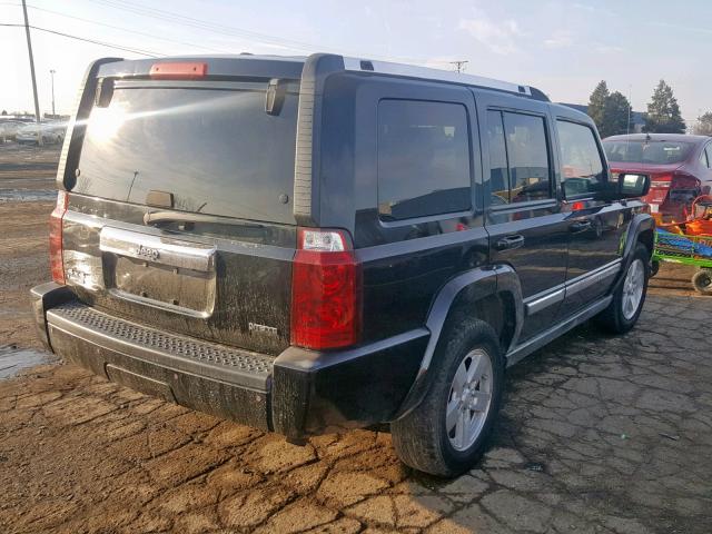 1J8HG58268C198460 - 2008 JEEP COMMANDER BLACK photo 4