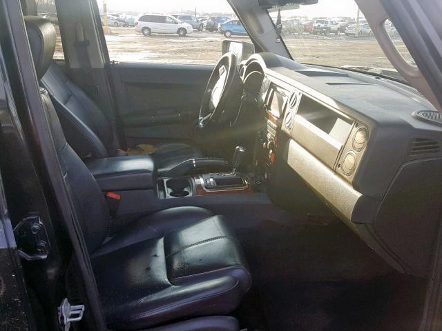 1J8HG58268C198460 - 2008 JEEP COMMANDER BLACK photo 5