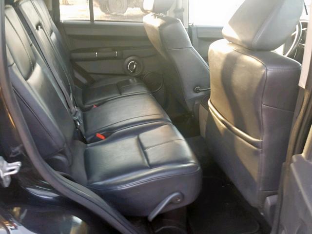 1J8HG58268C198460 - 2008 JEEP COMMANDER BLACK photo 6