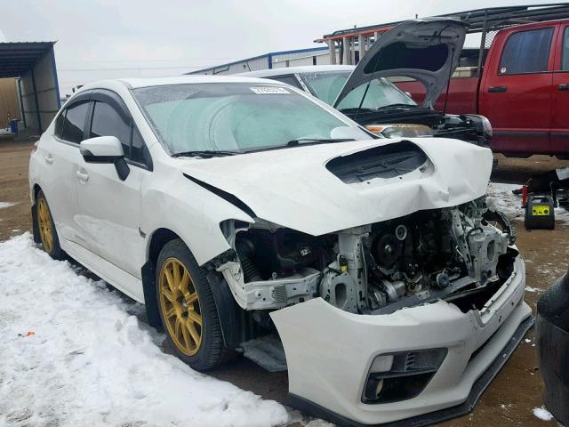 JF1VA1G62F9834865 - 2015 SUBARU WRX LIMITE WHITE photo 1