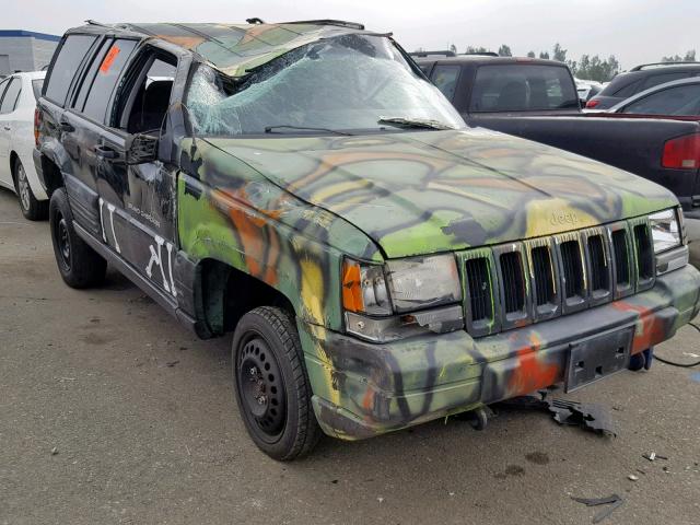 1J4GZ58Y4WC255960 - 1998 JEEP GRAND CHER GREEN photo 1