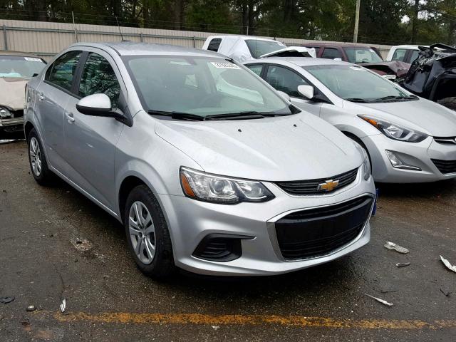 1G1JB5SH1H4151120 - 2017 CHEVROLET SONIC LS SILVER photo 1