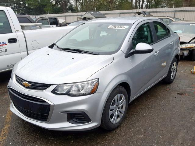 1G1JB5SH1H4151120 - 2017 CHEVROLET SONIC LS SILVER photo 2