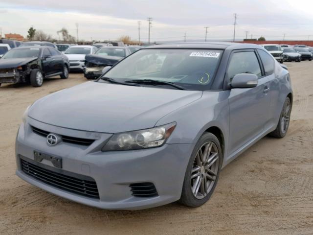 JTKJF5C70D3048992 - 2013 TOYOTA SCION TC GRAY photo 2