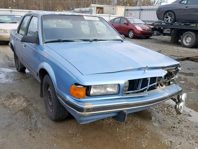 1G4AH51N8KT437245 - 1989 BUICK CENTURY CU BLUE photo 1