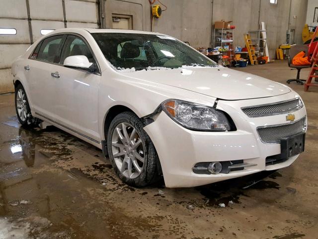 1G1ZG5E77CF300148 - 2012 CHEVROLET MALIBU LTZ WHITE photo 1