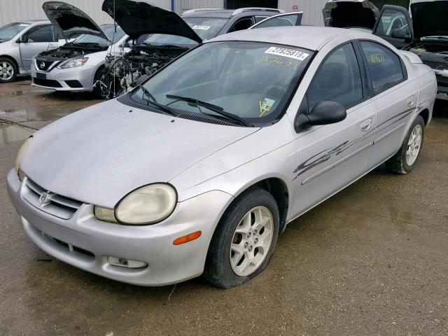 1B3ES56C52D643794 - 2002 DODGE NEON ES SILVER photo 2