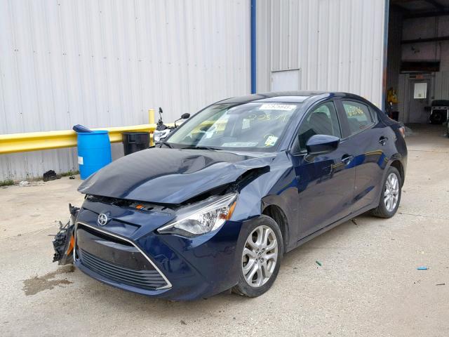 3MYDLBZV8GY129091 - 2016 TOYOTA SCION IA BLUE photo 2