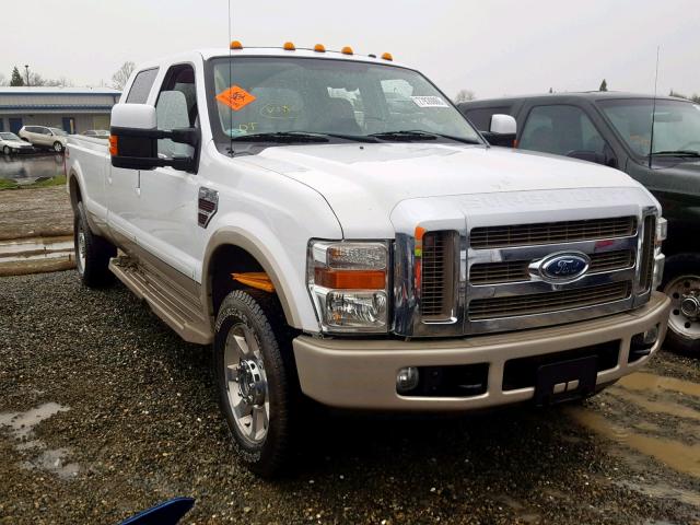 1FTWW31R18EA40870 - 2008 FORD F350 SRW S WHITE photo 1