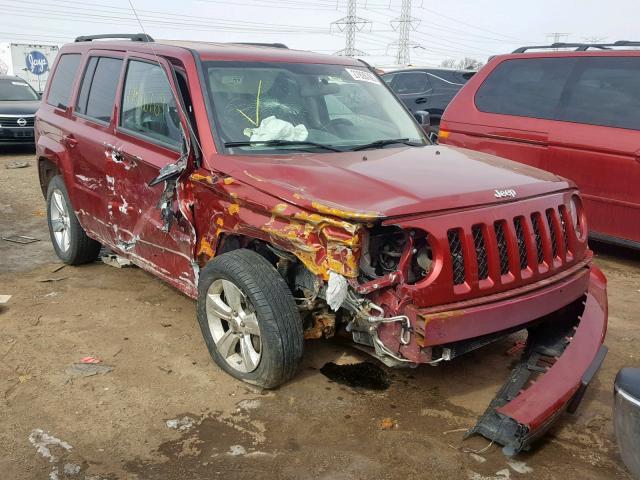 1C4NJRFB7CD548168 - 2012 JEEP PATRIOT LA RED photo 1