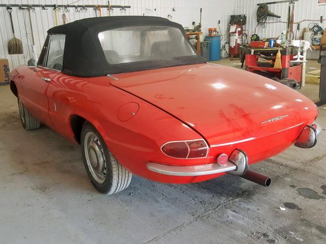 AR1480502 - 1969 ALFA ROMEO SPIDER RED photo 3