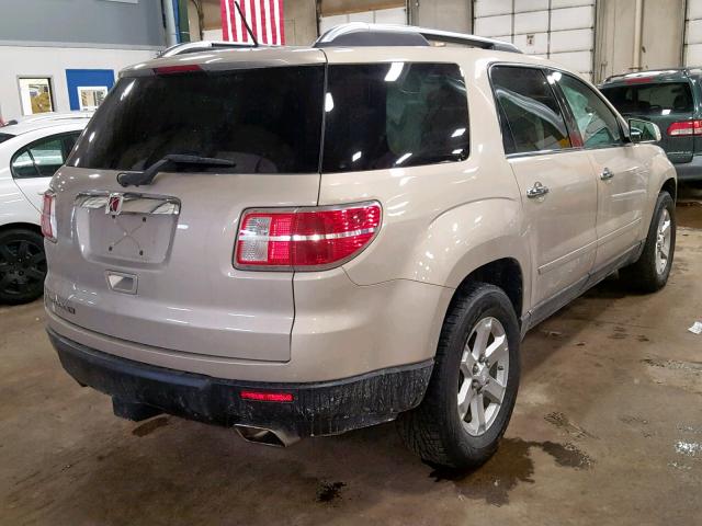 5GZER23708J167771 - 2008 SATURN OUTLOOK XR ბეჟი ფოტო 4