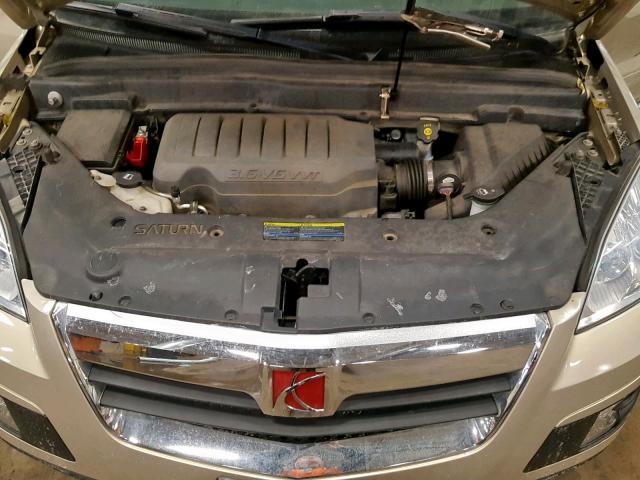 5GZER23708J167771 - 2008 SATURN OUTLOOK XR ბეჟი ფოტო 7