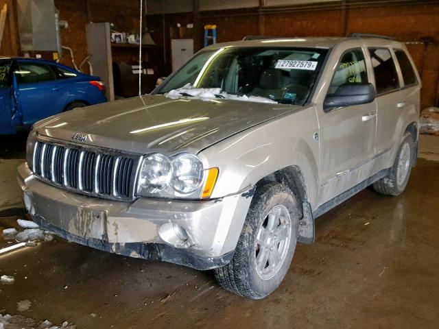 1J4HR582X6C361412 - 2006 JEEP GRAND CHER SILVER photo 2