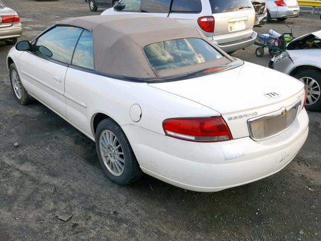 1C3EL55R46N260158 - 2006 CHRYSLER SEBRING TO WHITE photo 3