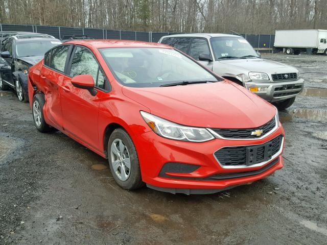 1G1BC5SM8G7237519 - 2016 CHEVROLET CRUZE LS RED photo 1