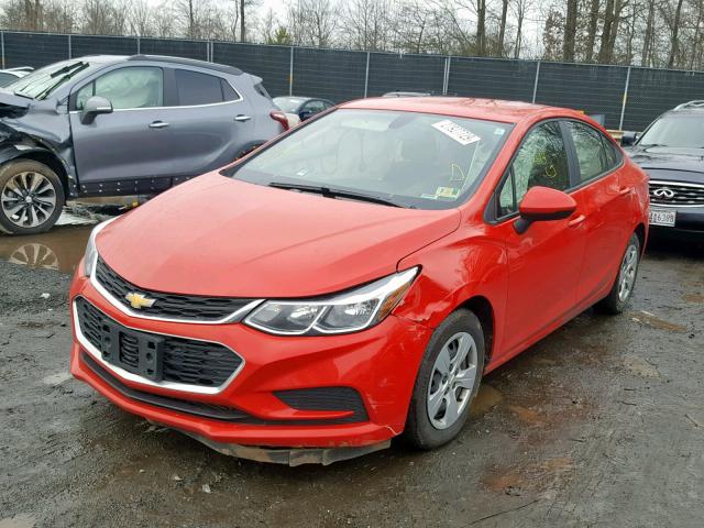 1G1BC5SM8G7237519 - 2016 CHEVROLET CRUZE LS RED photo 2