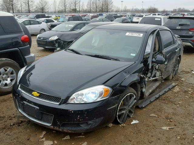 2G1WC5E38C1260780 - 2012 CHEVROLET IMPALA LTZ BLACK photo 2