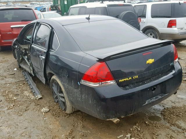 2G1WC5E38C1260780 - 2012 CHEVROLET IMPALA LTZ BLACK photo 3