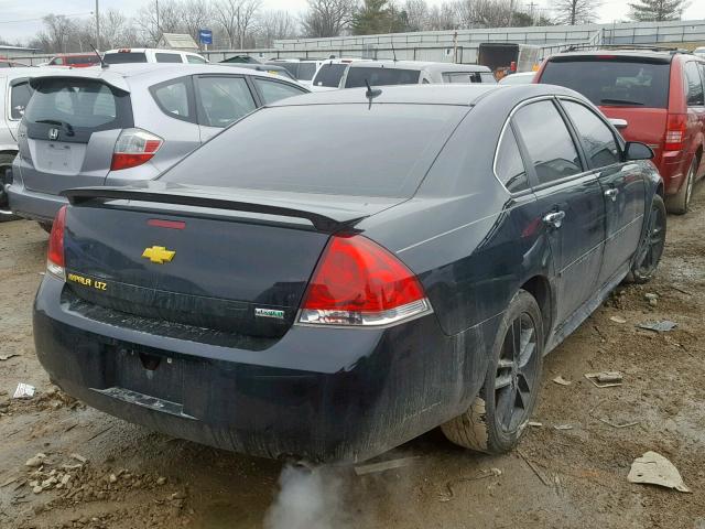 2G1WC5E38C1260780 - 2012 CHEVROLET IMPALA LTZ BLACK photo 4