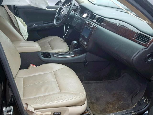 2G1WC5E38C1260780 - 2012 CHEVROLET IMPALA LTZ BLACK photo 5