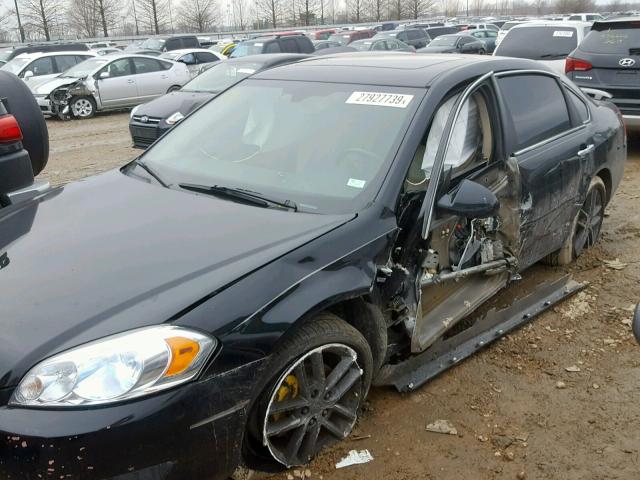 2G1WC5E38C1260780 - 2012 CHEVROLET IMPALA LTZ BLACK photo 9