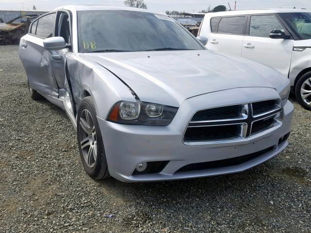 2C3CDXHG6CH181587 - 2012 DODGE CHARGER SX SILVER photo 1