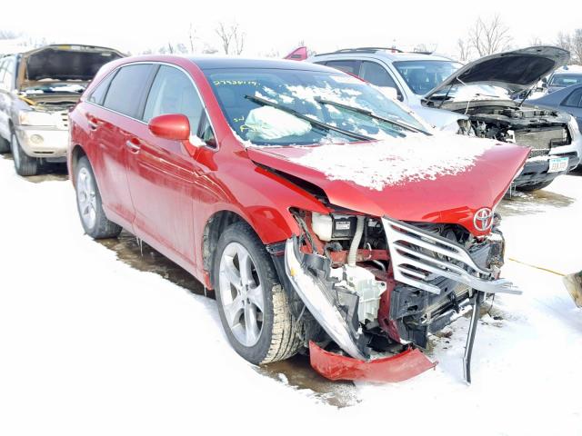 4T3BK3BB0AU041387 - 2010 TOYOTA VENZA BASE RED photo 1