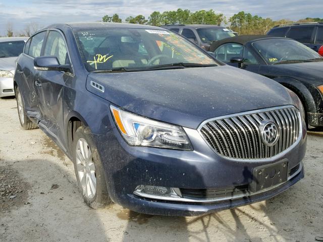 1G4GB5GR9EF251156 - 2014 BUICK LACROSSE BLUE photo 1