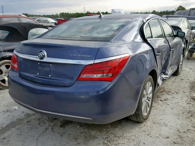 1G4GB5GR9EF251156 - 2014 BUICK LACROSSE BLUE photo 4