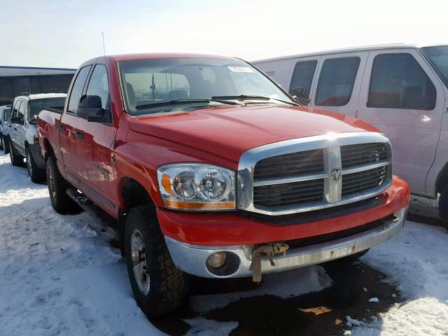 1D7KS28C96J226589 - 2006 DODGE RAM 2500 S წითელი ფოტო 1