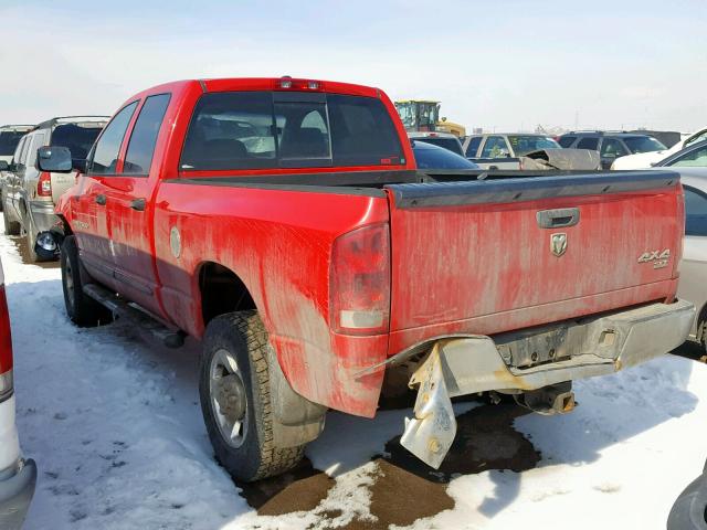 1D7KS28C96J226589 - 2006 DODGE RAM 2500 S წითელი ფოტო 3
