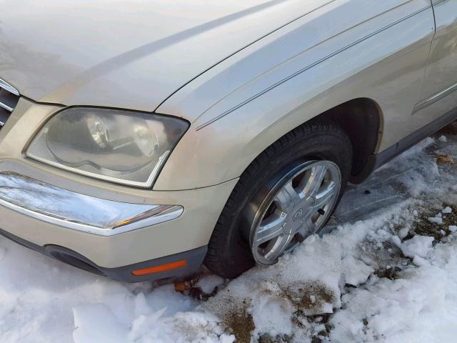 2A4GF68416R890573 - 2006 CHRYSLER PACIFICA T SILVER photo 9