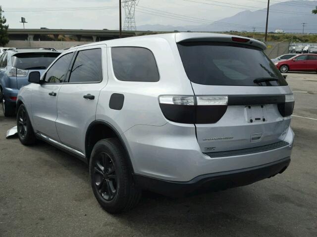 1D4RD2GG6BC741641 - 2011 DODGE DURANGO EX SILVER photo 3