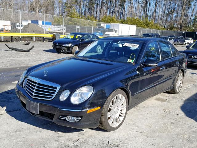 WDBUF56X77B165087 - 2007 MERCEDES-BENZ E 350 BLACK photo 2