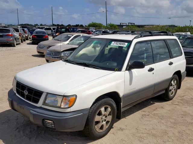 JF1SF6352WH774767 - 1998 SUBARU FORESTER L WHITE photo 2