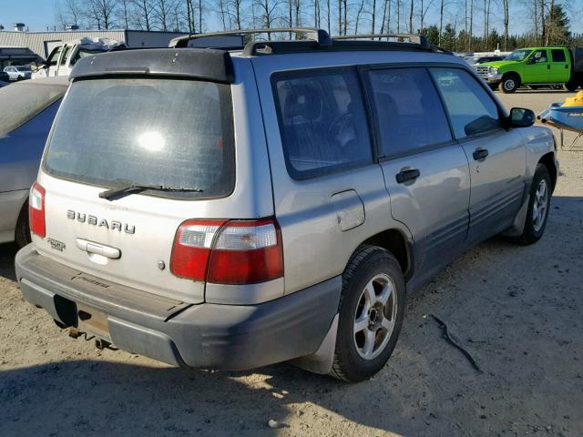 JF1SF635X1G727274 - 2001 SUBARU FORESTER L GRAY photo 4